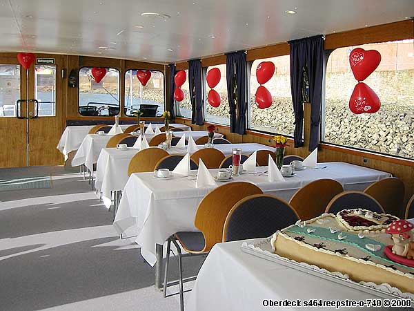 Schiff mieten Rheinfahrt Hochzeitsfeier Charter-Schiff Niederrhein NRW