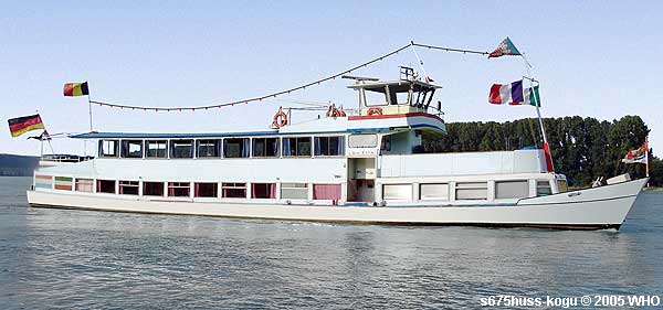 Rheinschiff Gernsheim Oppenheim Mainz Guntersblum Worms Oberrhein Rhein